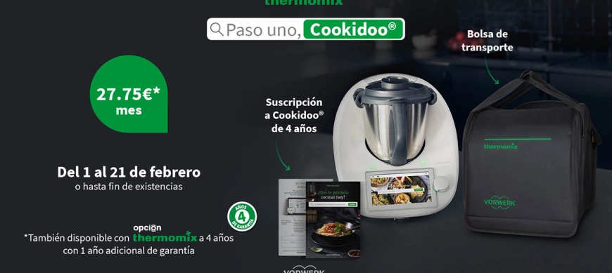 TM6 con 4 años de COOKIDOO