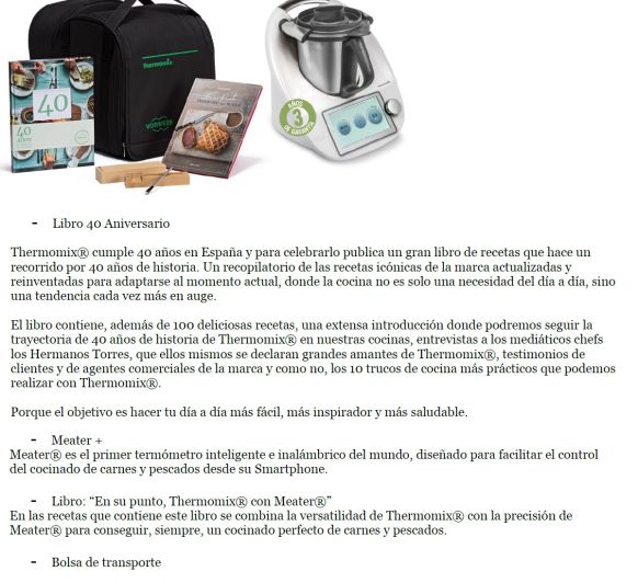 40 aniversario de Thermomix® en España